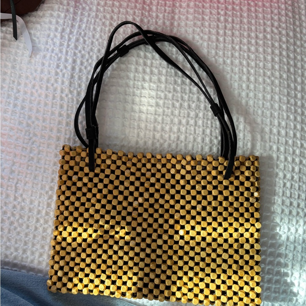 The Sak Wood Beaded Tote - Picture 2 of 4